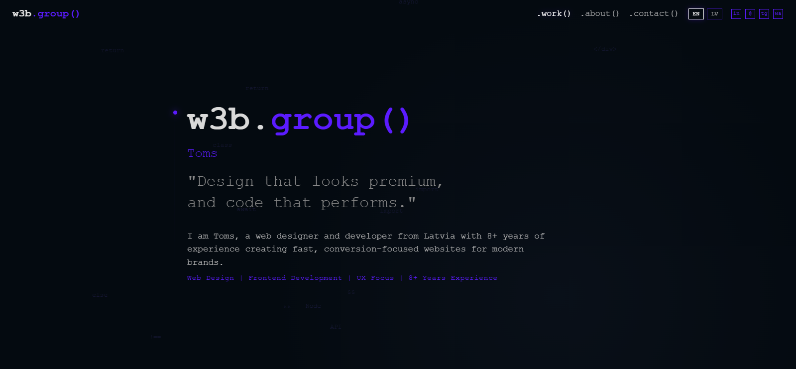 Portfolio preview image one